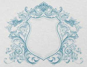 Victorian Era Wedding Crest Design - Digital Download